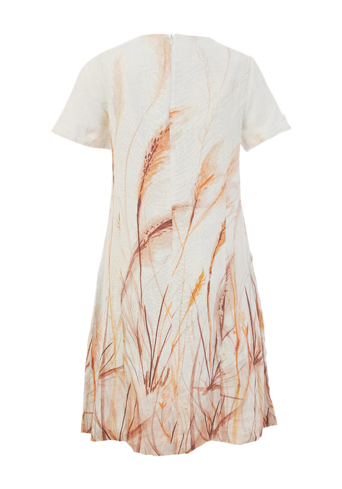 Dolcezza Reeds by the Shore Linen Dress, Cream