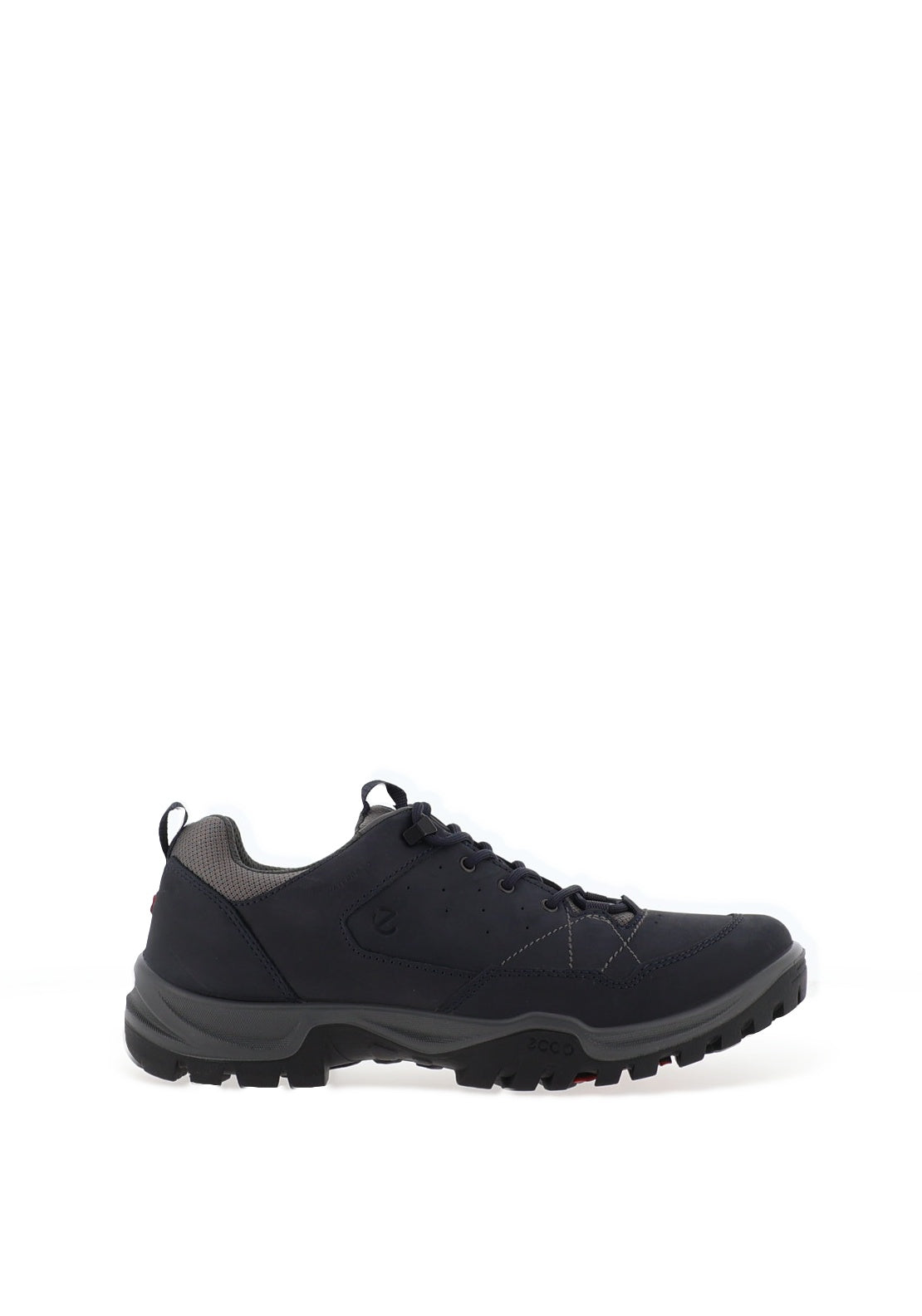 Ecco Men’s Receptor Trekk Waterproof Hiking Shoes, Navy & Grey