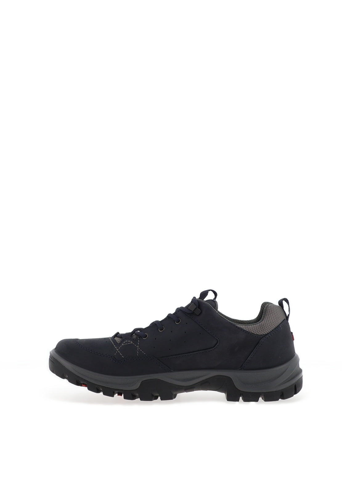 Ecco Men’s Receptor Trekk Waterproof Hiking Shoes, Navy & Grey