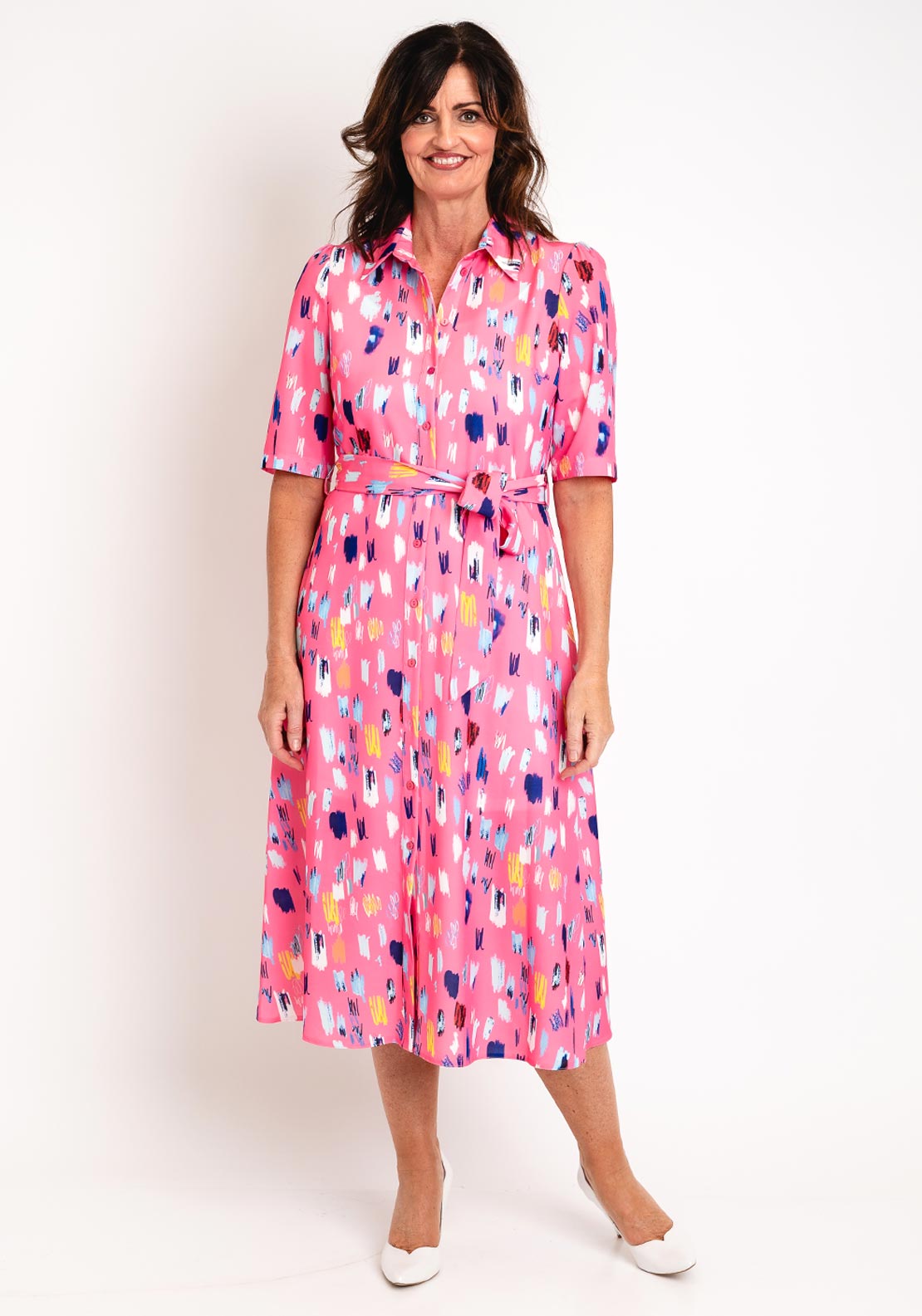 ella boo pink dress Elenora Mini Dress