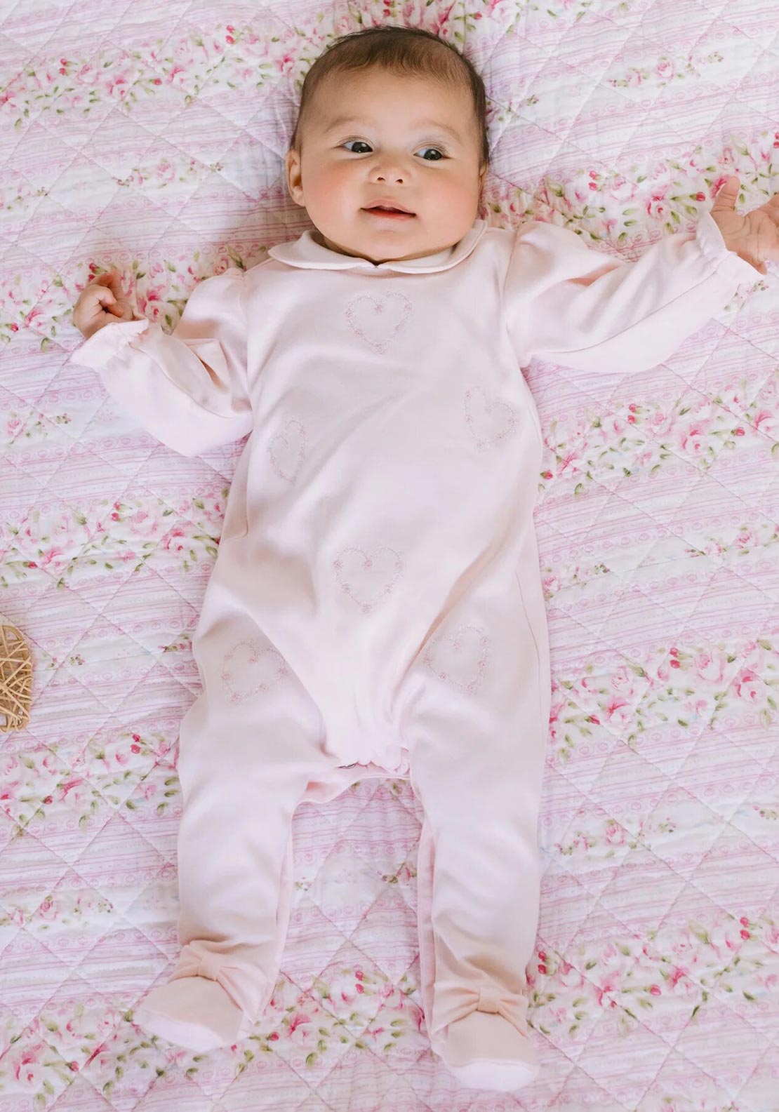 Emile et Rose Girl Jenna Babygrow, Pink