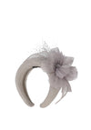 Serafina Collection Floral Headband, Silver