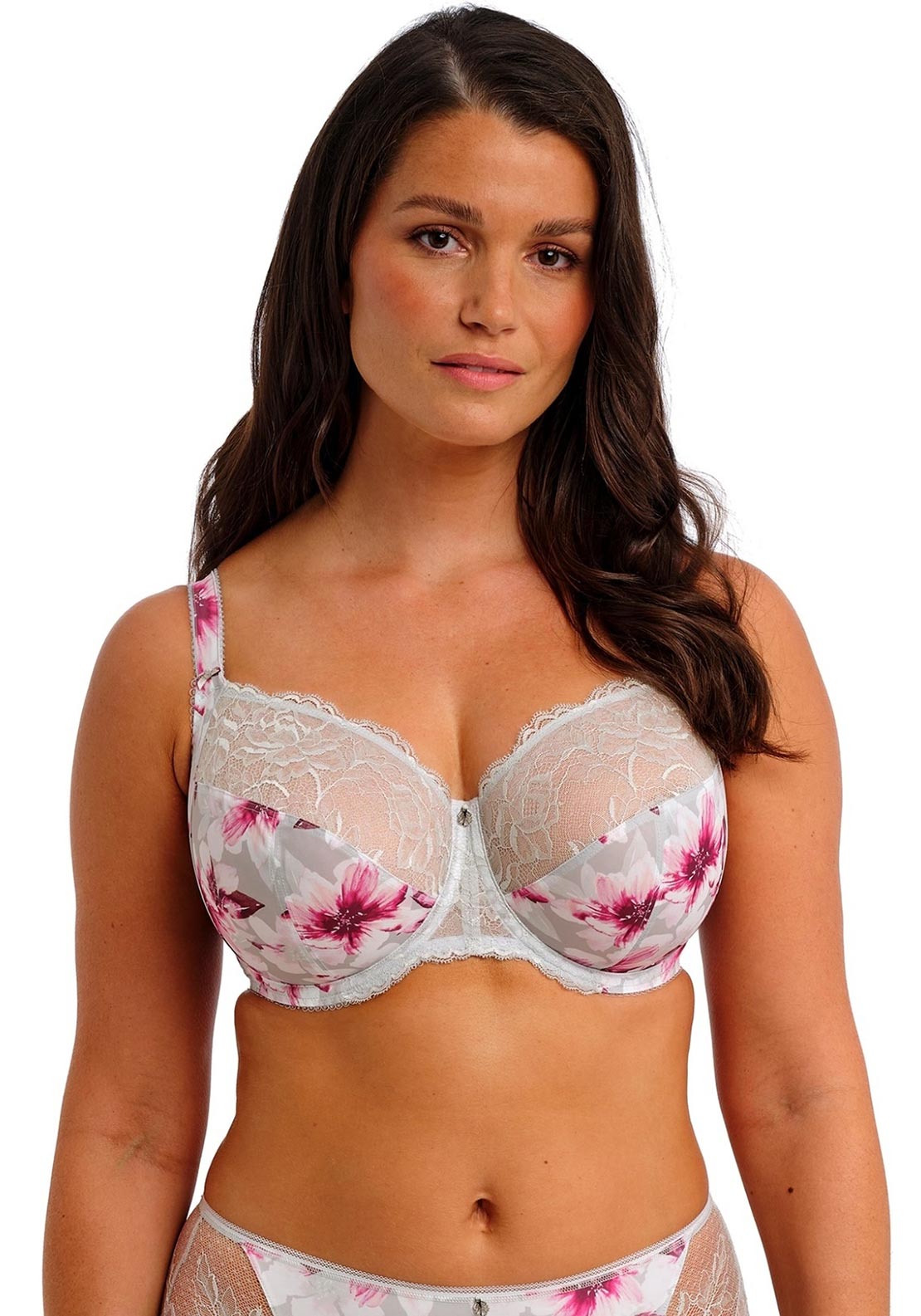 Fantasie Pippa Side Support Bra, Grey Multi