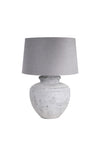 Fern Cottage Darcy Stone Lamp, Grey