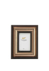Fern Cottage Beaded Photo Frame 4x6in, Black & Gold