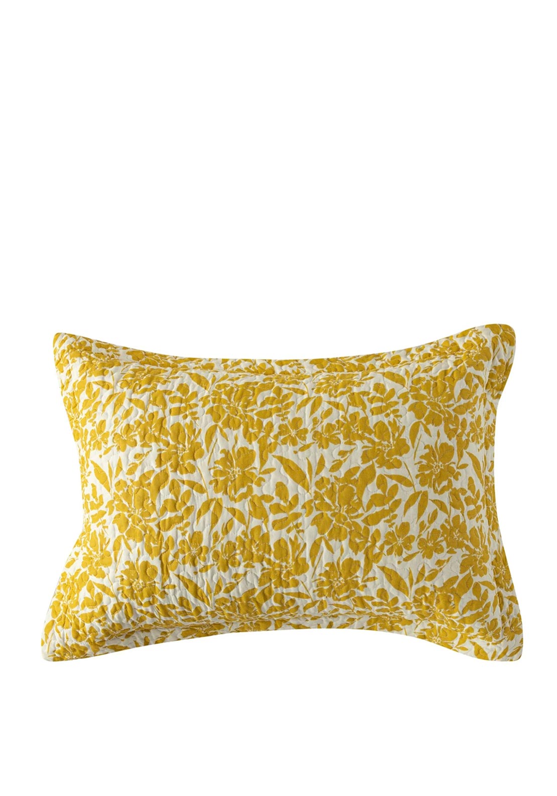 Forever England Libourne Damask 50x70cm Standard Pillowsham, Ochre