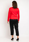 Frank Walder Knitted Blazer Style Jacket, Red