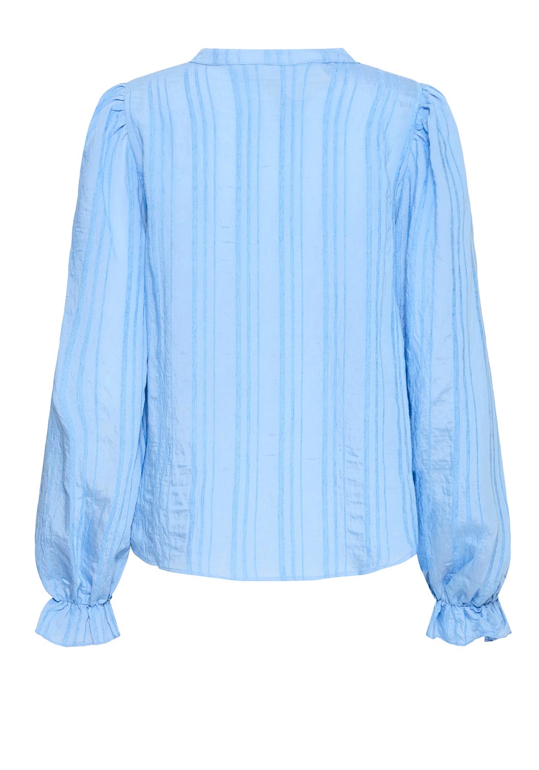 Fransa Valma V-Neck Blouse, Blue