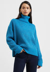 French Connection Jayla Knitted Jumper, Blue Jewel