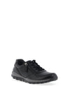 Gabor Rolling Soft Leather Trainers, Black