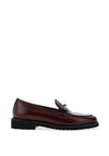 Gabor Womens Patent Leather Loafers, Wine