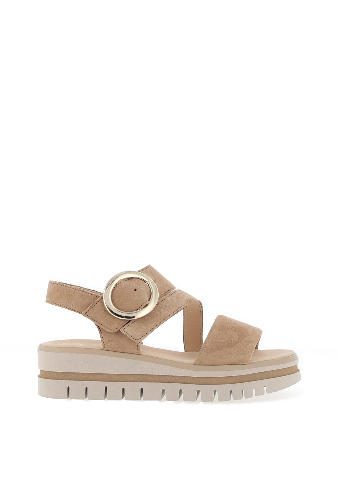 Gabor Nubuck Platform Sandals, Caramel McElhinneys
