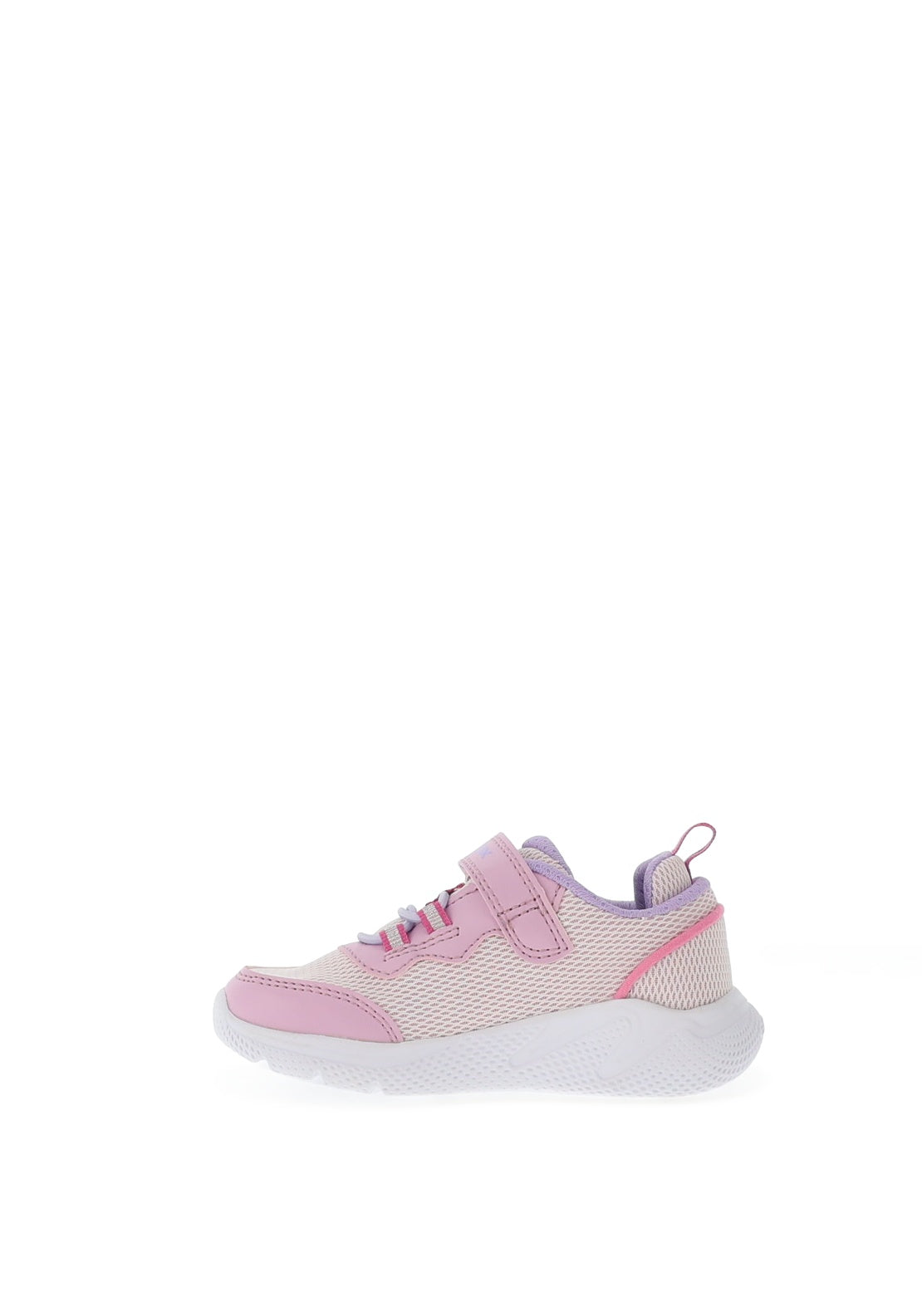 Geox Baby Girls Sprintye Mesh Upper Velcro Trainers, Pink