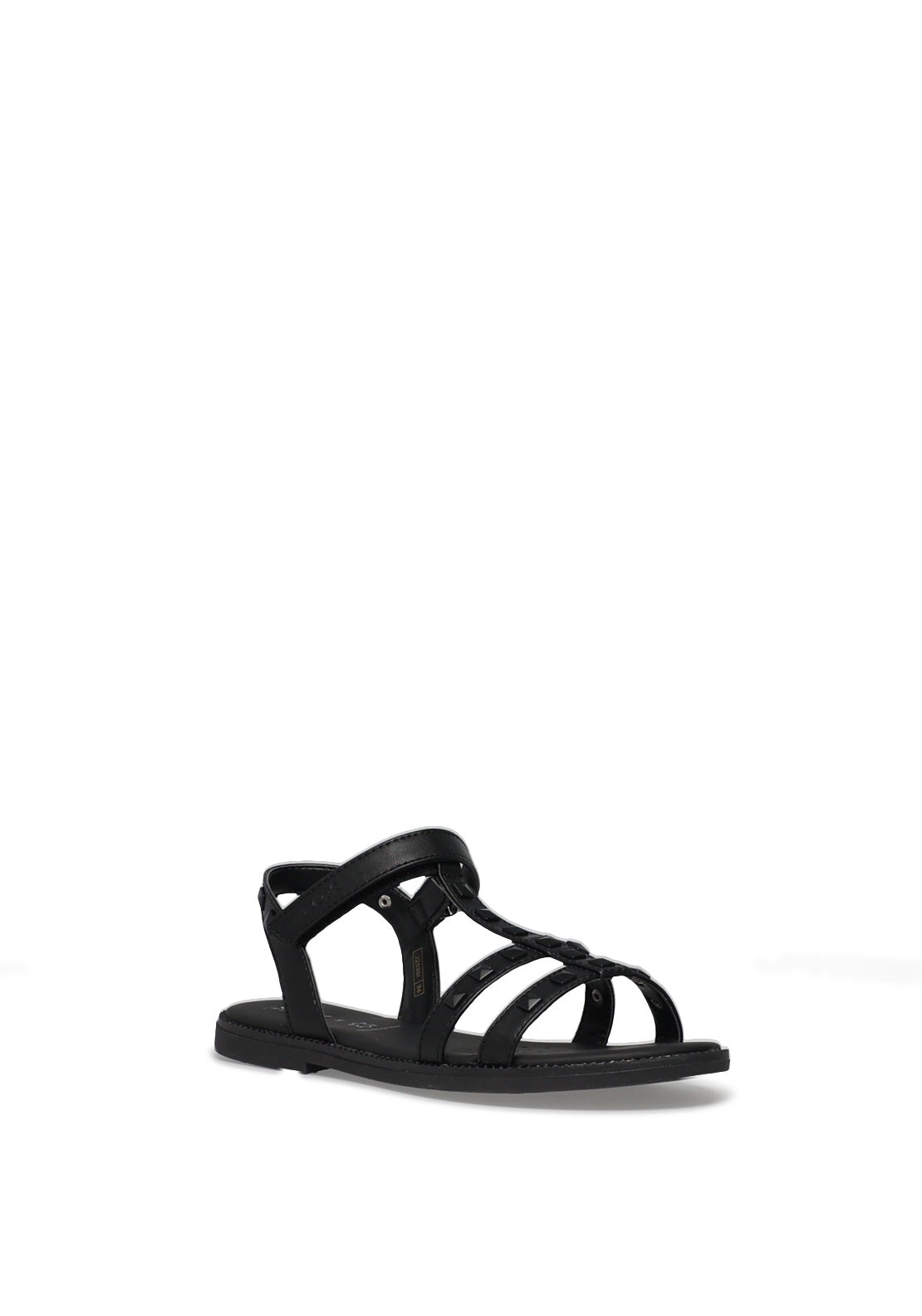 Geox Karly Stud Embellished Strappy Sandals, Black