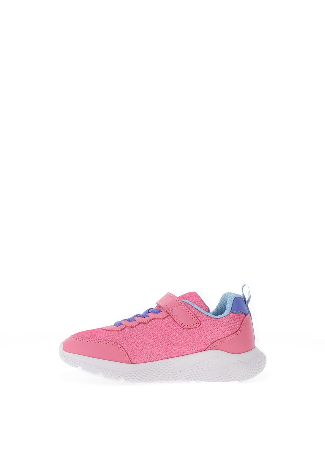 Geox Girls Sprintye J55FWA Glitter Trainer, Pink