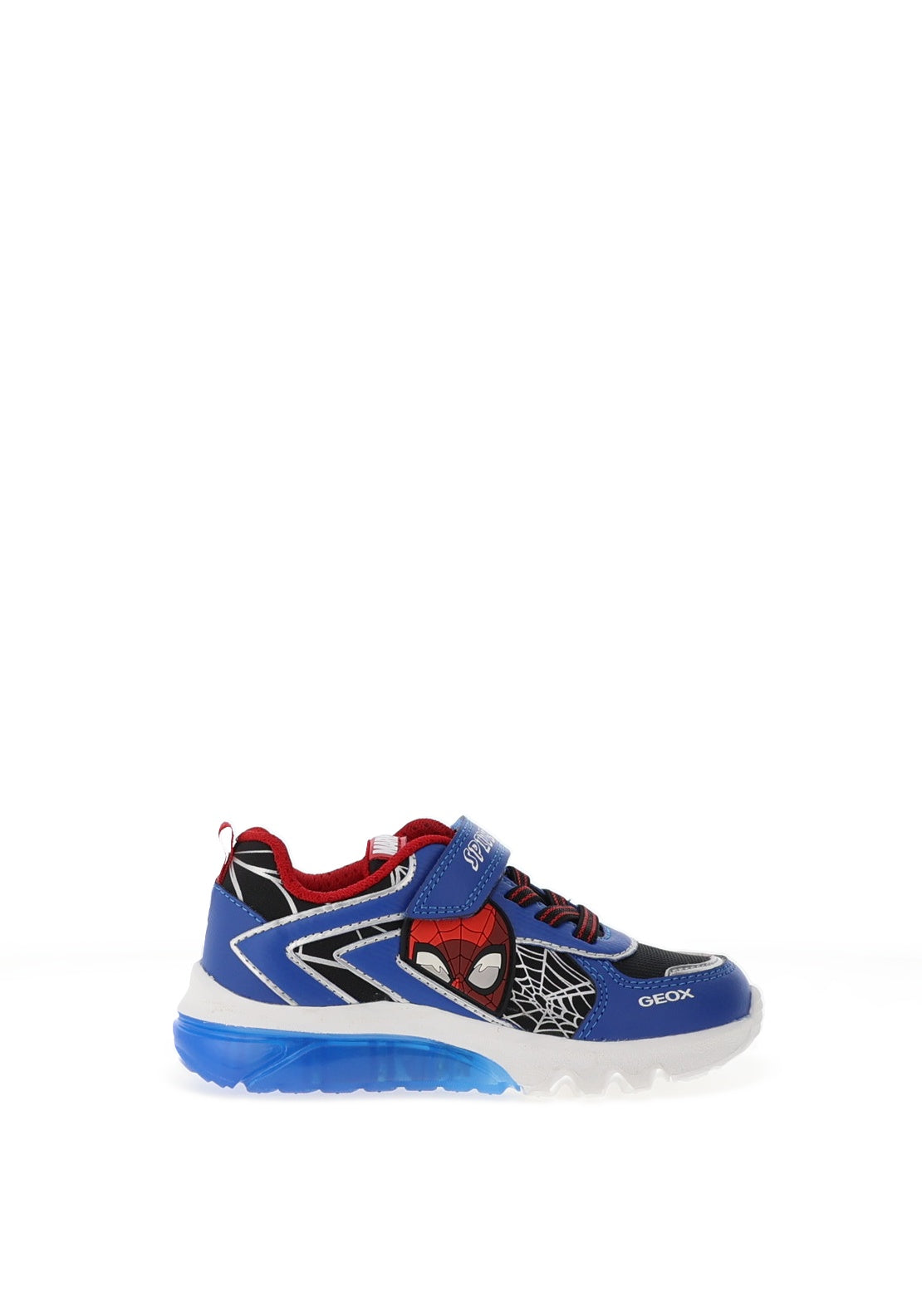 Geox Boys Ciberdron Spiderman Trainer, Blue