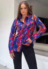 Girl In Mind Emilia Abstract Print Blouse, Multi