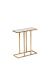 Fern Cottage Sofa Table with Mirrored Glass, Gold