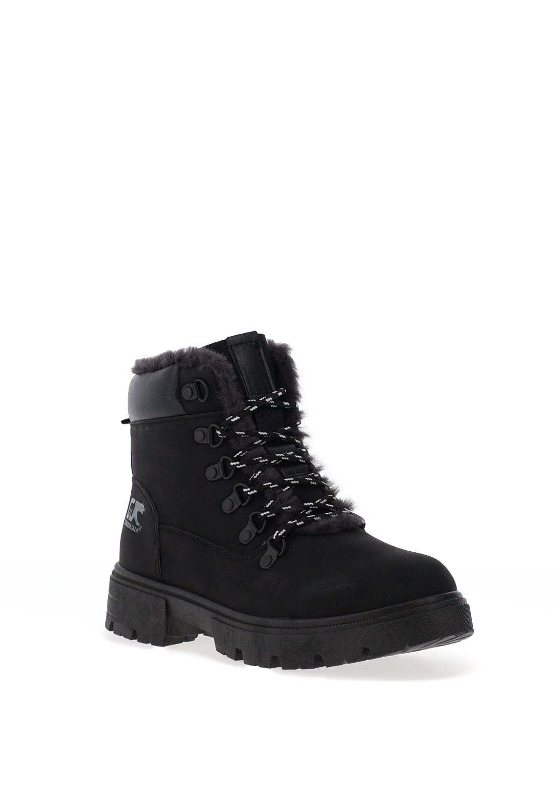 Gordon Jack Elsa Faux Fur Lined Ankle Boots, Black