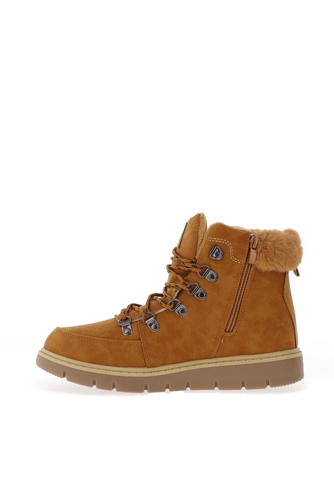 Gordon Jack Everest Faux Fur Lined Ankle Boots, Tan