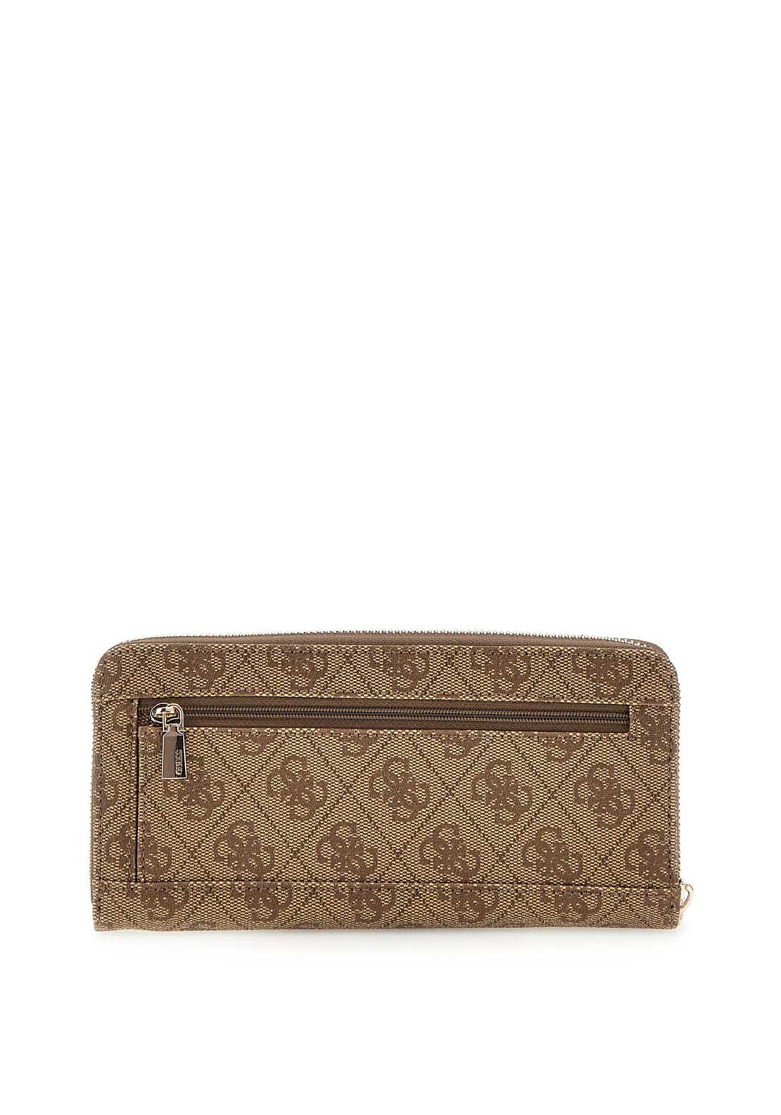 Guess Laurel SLG Logo Large Wallet, Brown