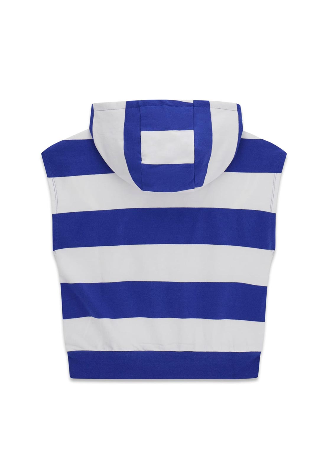 Guess Older Girl Stripe Hooded Top, Blue