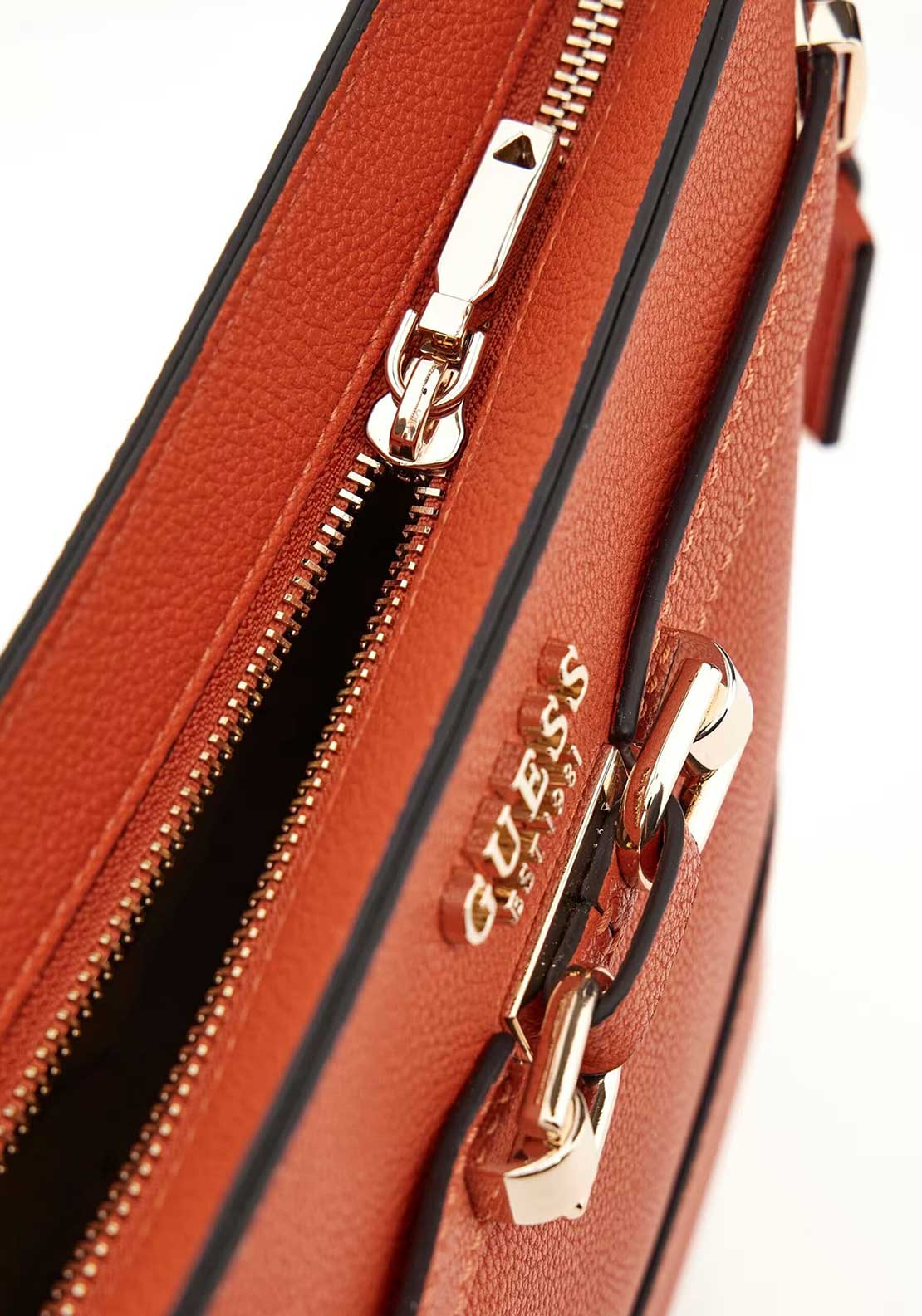 Guess Silvye Crossbody Bucket Bag, Orange