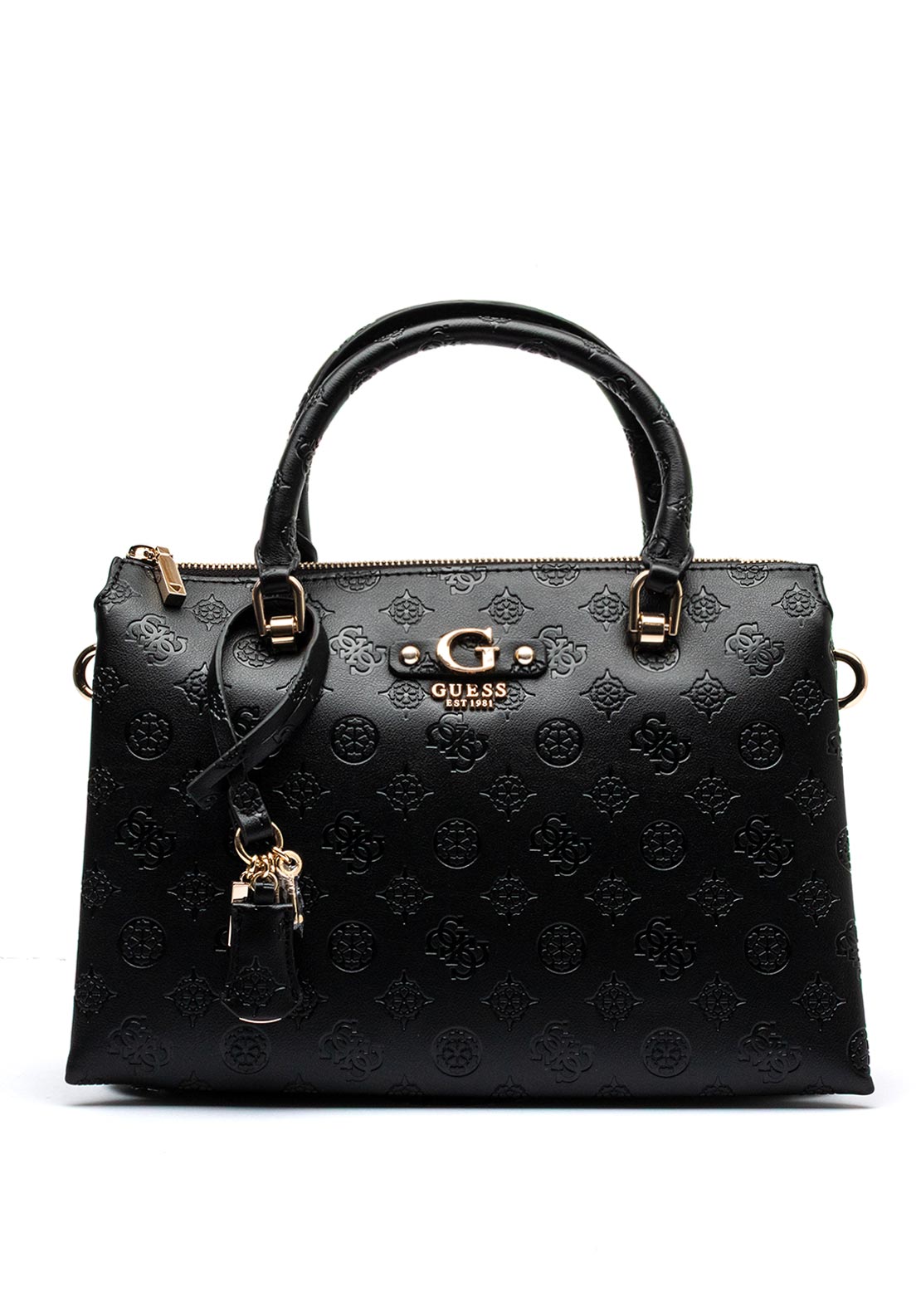 Guess Dita Logo Handbag, Black