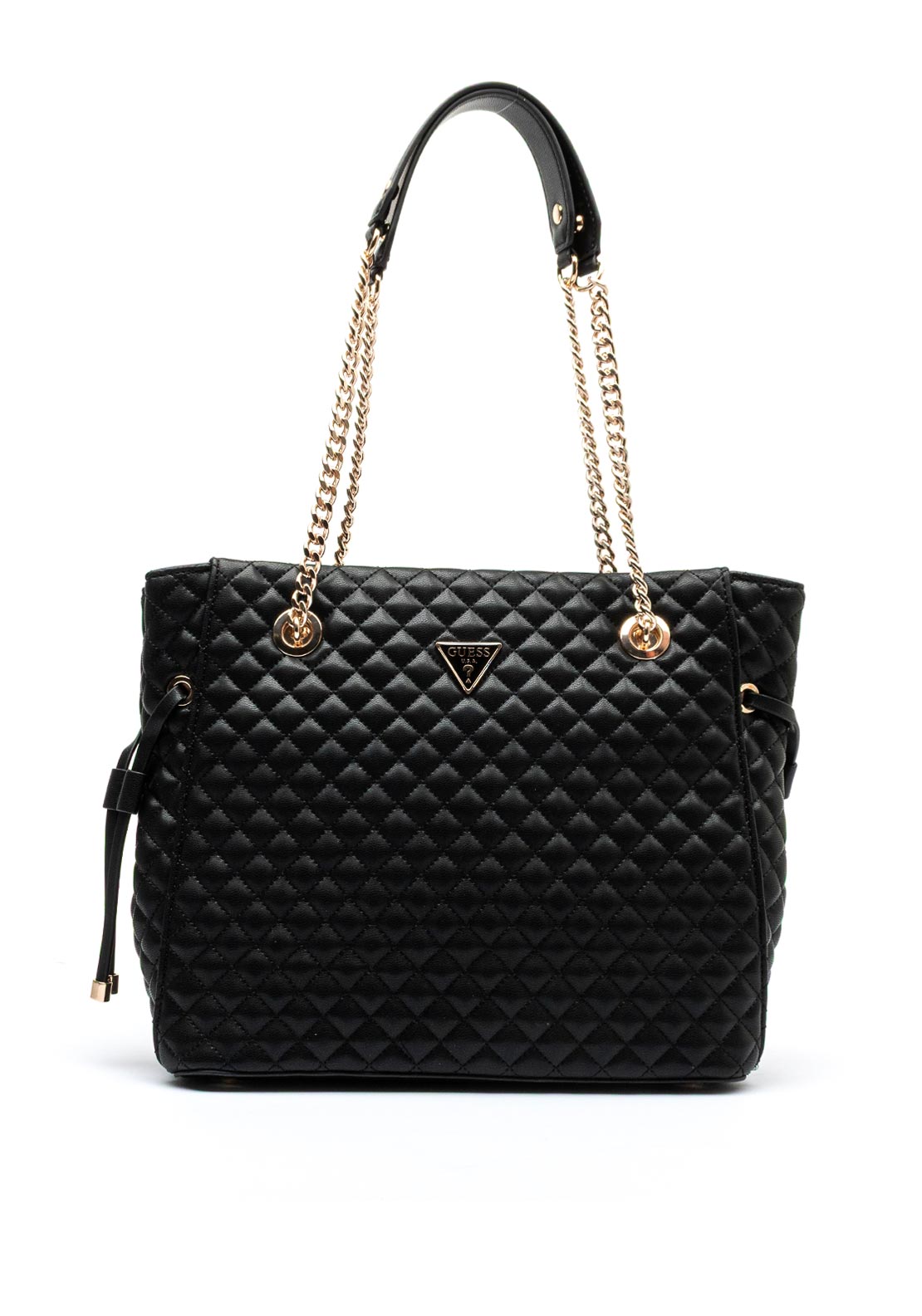 Guess Everlee Quilted Large Tote Bag, Black