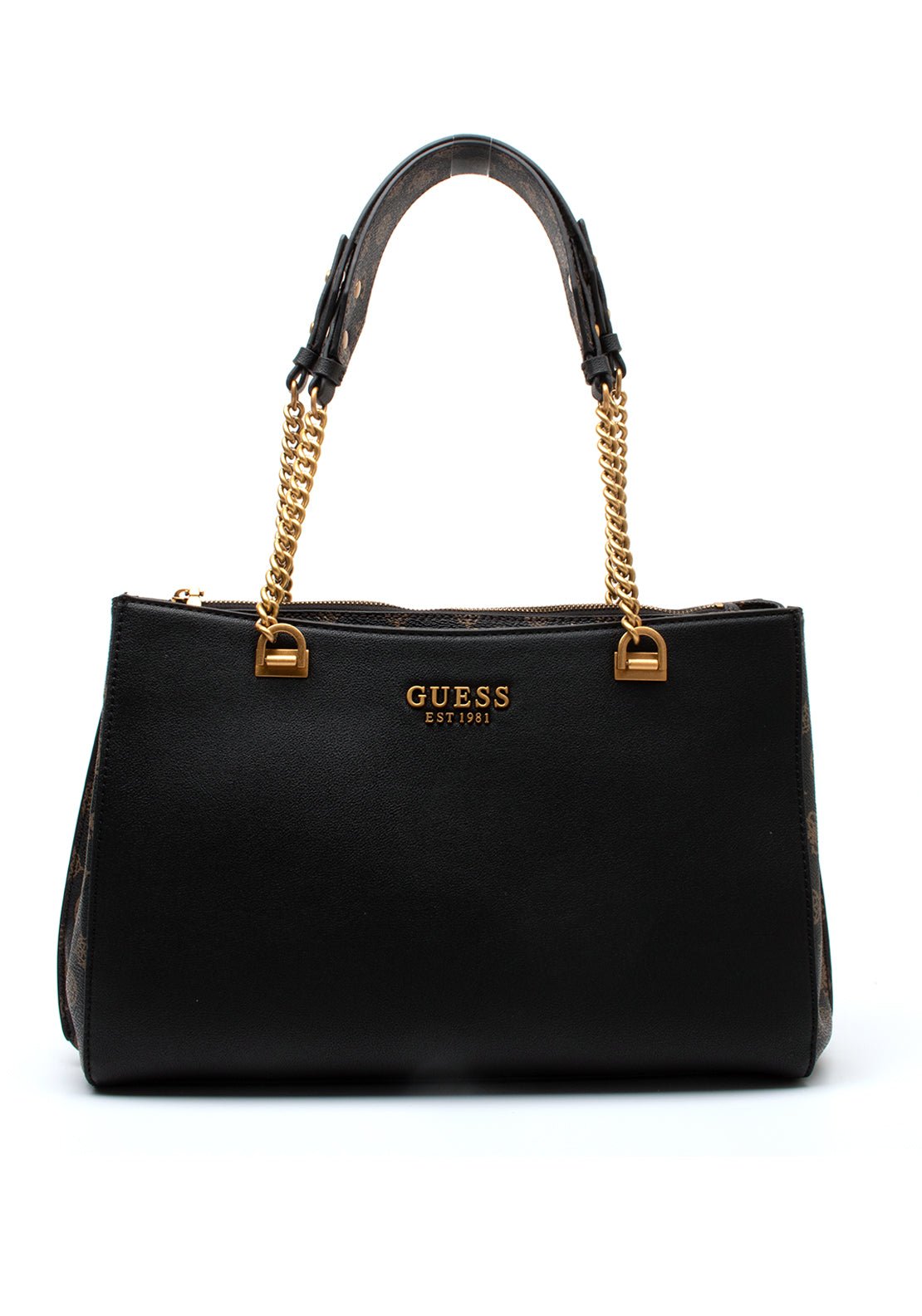Guess Fynna Logo Medium Tote Bag, Black McElhinneys
