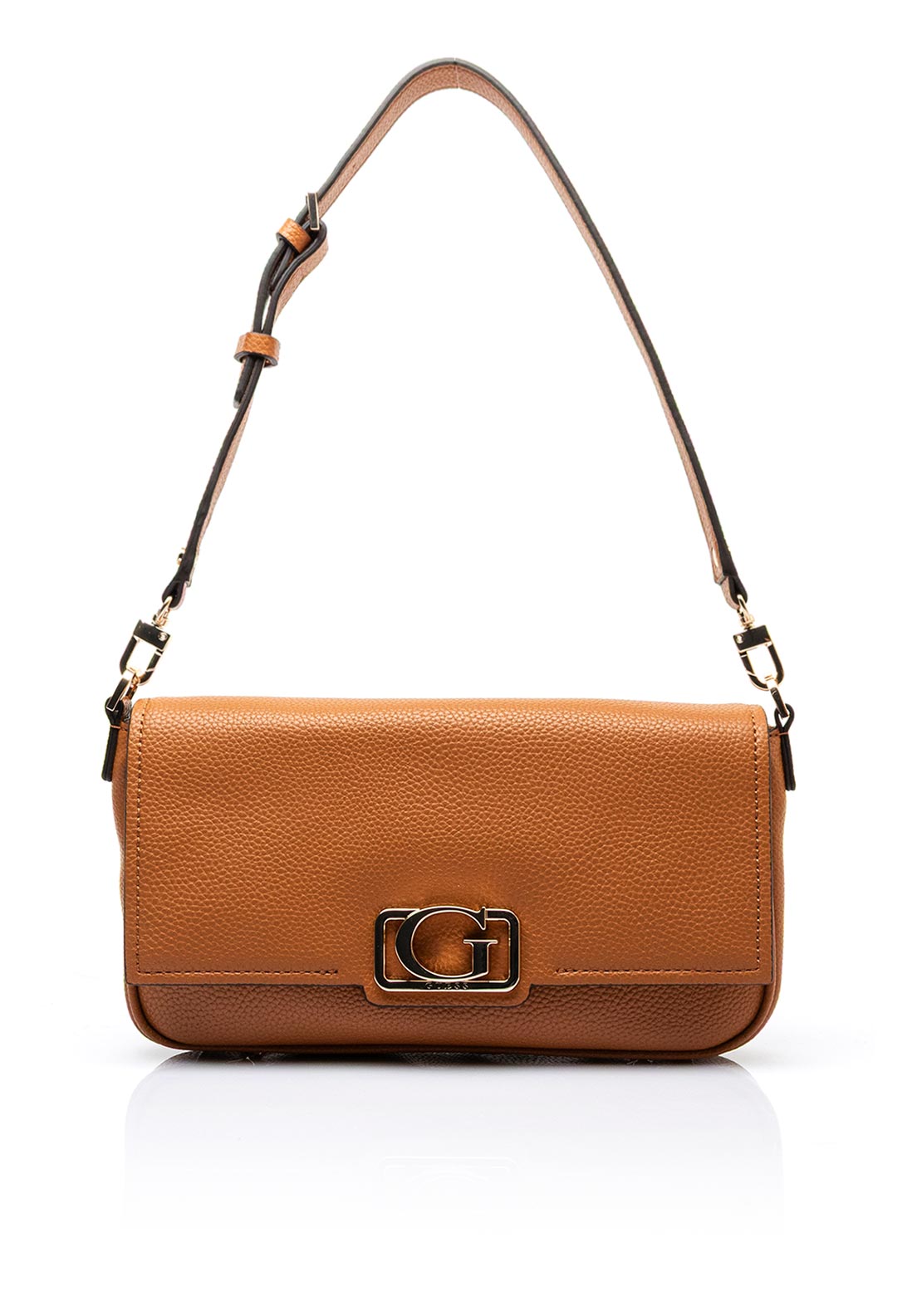 Guess Shoulder Bag Erenia Convertible Crossbody Flap Dark Taupe Logo White in Black | UK Guess Shoulder Bag Erenia Convertible Crossbody Flap Dark Taupe Logo White in Black | UK