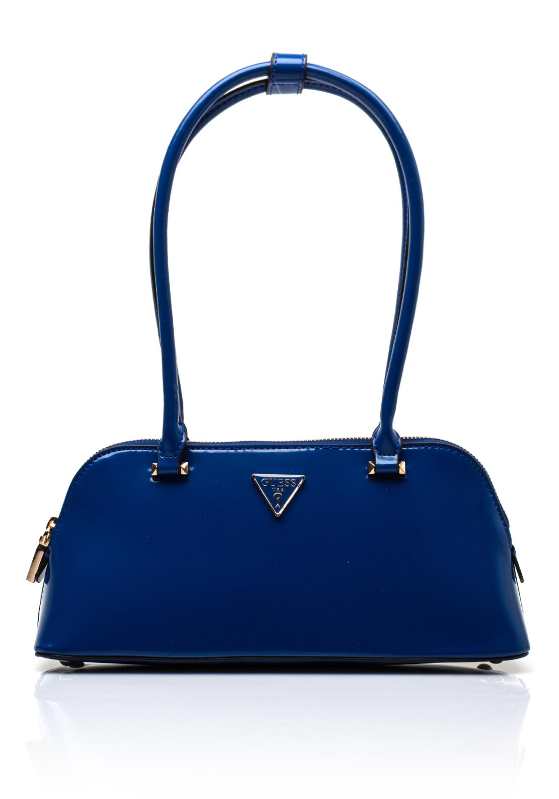 Guess Arnela Patent Shoulder Bag, Blue