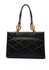 Guess Cilian Quilted Girlfriend Shoulder Bag, Black