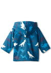 Hatley Mini Boys Dinosaur Colour Changing Raincoat, Blue