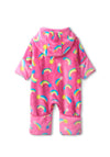 Hatley Shooting Stars Fleece Baby Fleece Suit , Pink Multi