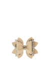 Hollihops And Flutterflies Layered Glitter Bow, Gold