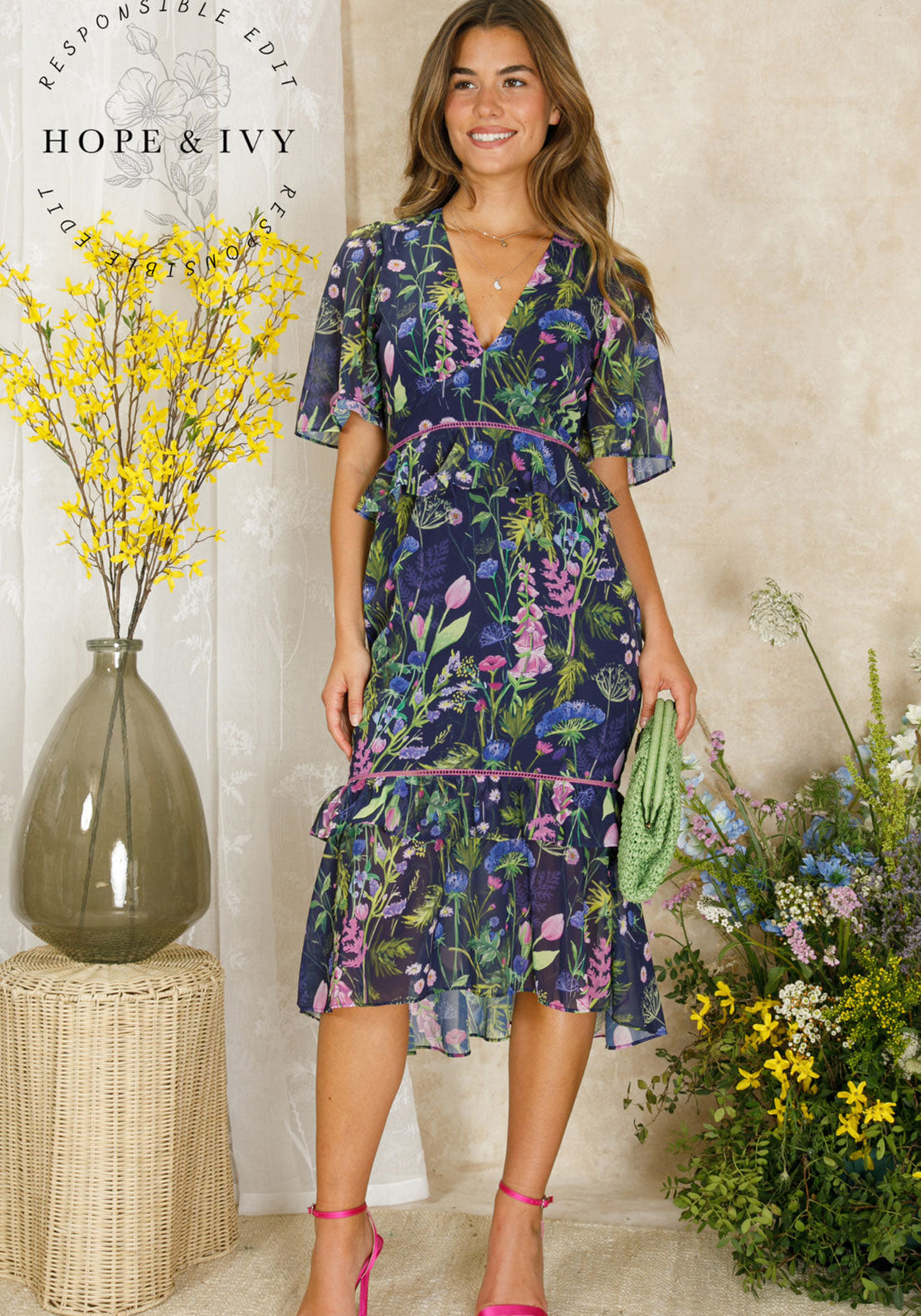 Tea Dress Hope And Ivy Open Back Dress Tea Dress Hope And Ivy