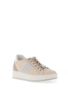 Igi & Co. Leather Embellished Lace Trainers, Natural