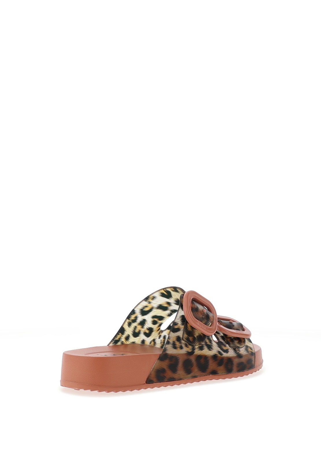 Igor Havana Leopard Print Mule Sandals, Orange