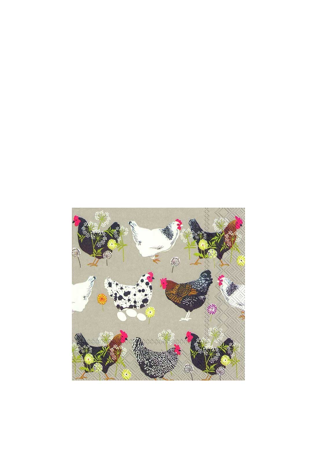 IHR Hens 20 Piece Napkins, Beige
