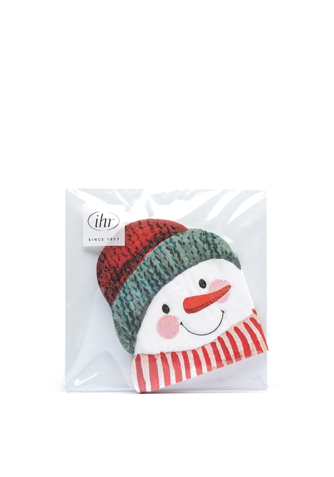 IHR Happy Snowman Napkins, Red Multi