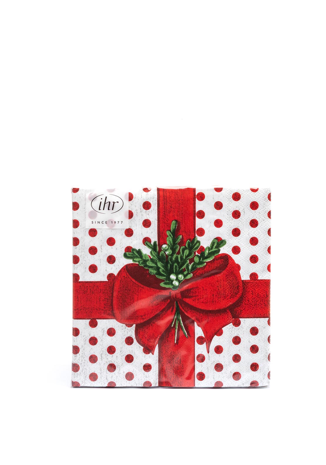 IHR A Present For You Napkins, Red