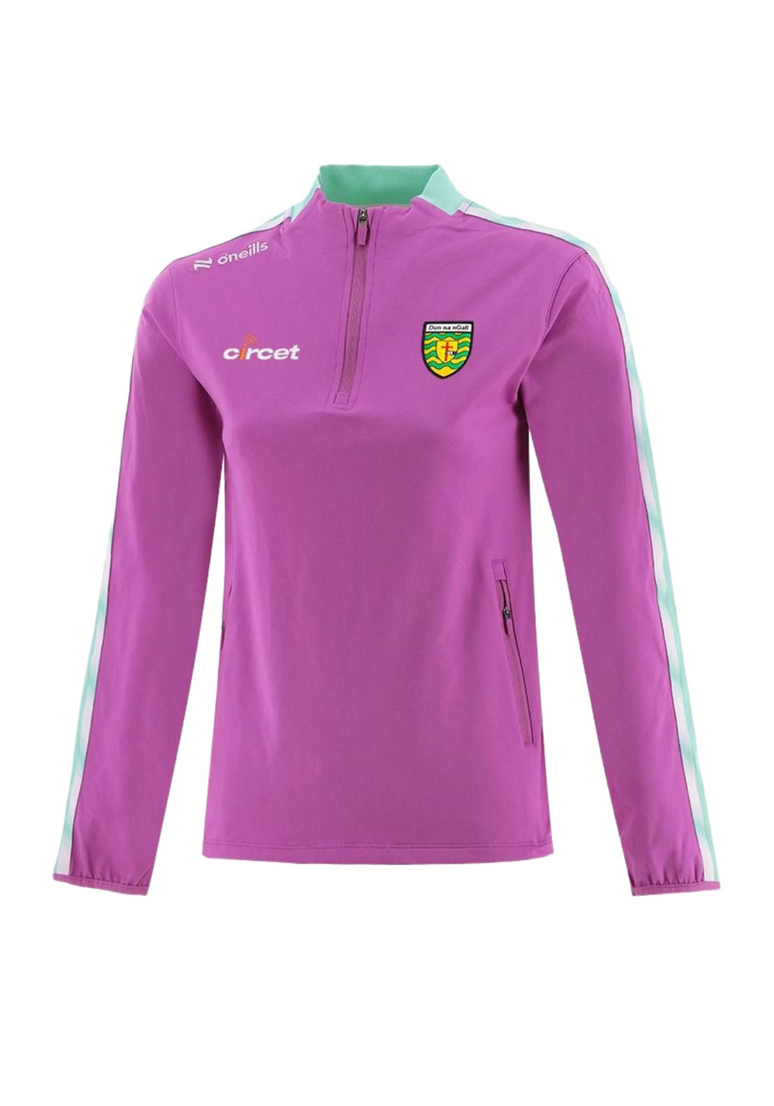 O’Neills Kids Donegal GAA Imperium Half Zip Top, Purple