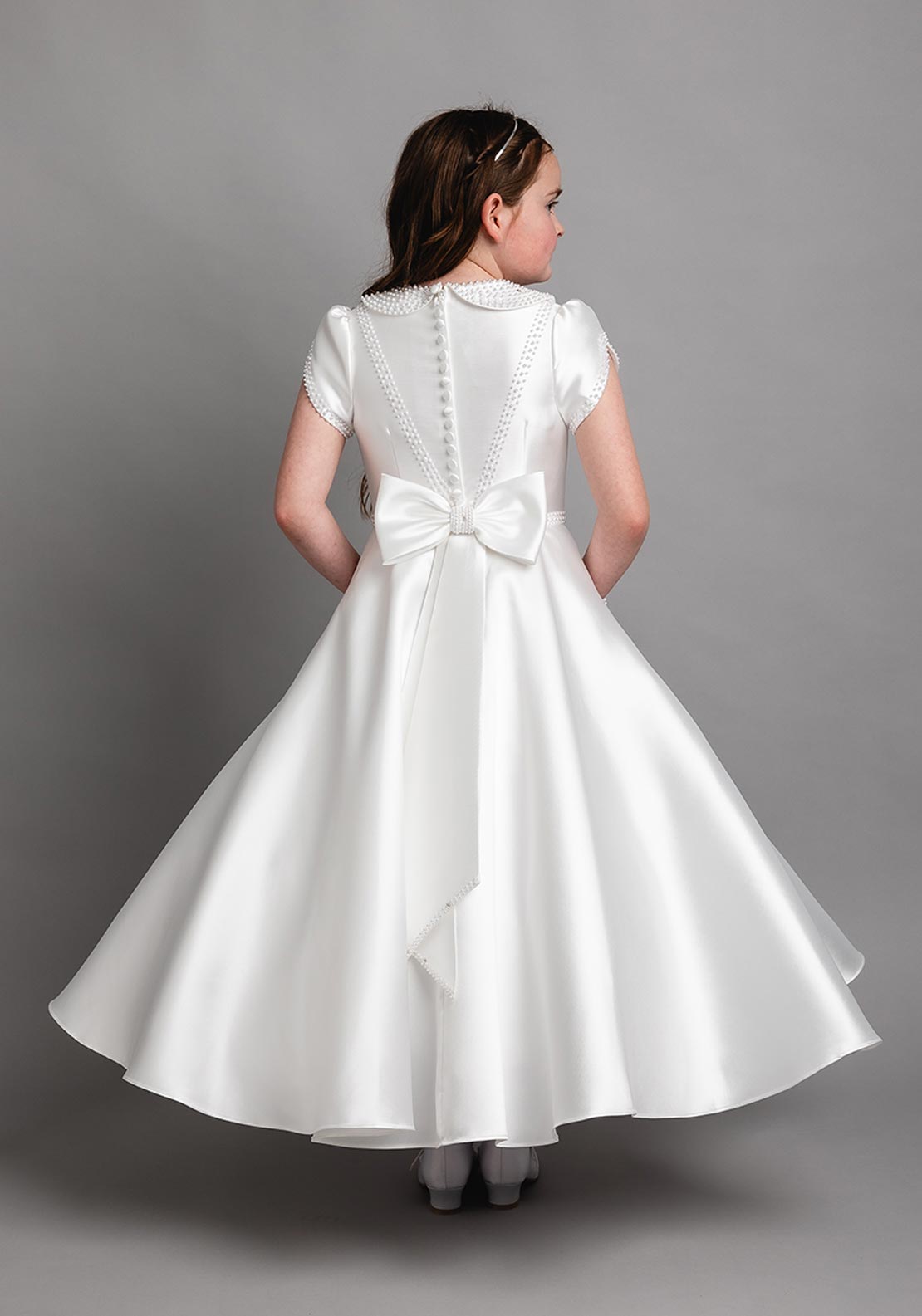 Isabella IS25348 Communion Dress, Ivory