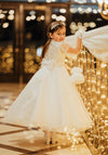 Isabella IS24670 Communion Dress, White