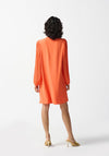 Joseph Ribkoff Pleated Sleeve Mini Dress, Mandarin
