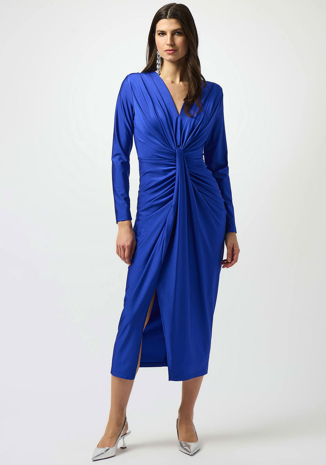 Joseph Ribkoff V Neck Long Sleeves Dress main image 0