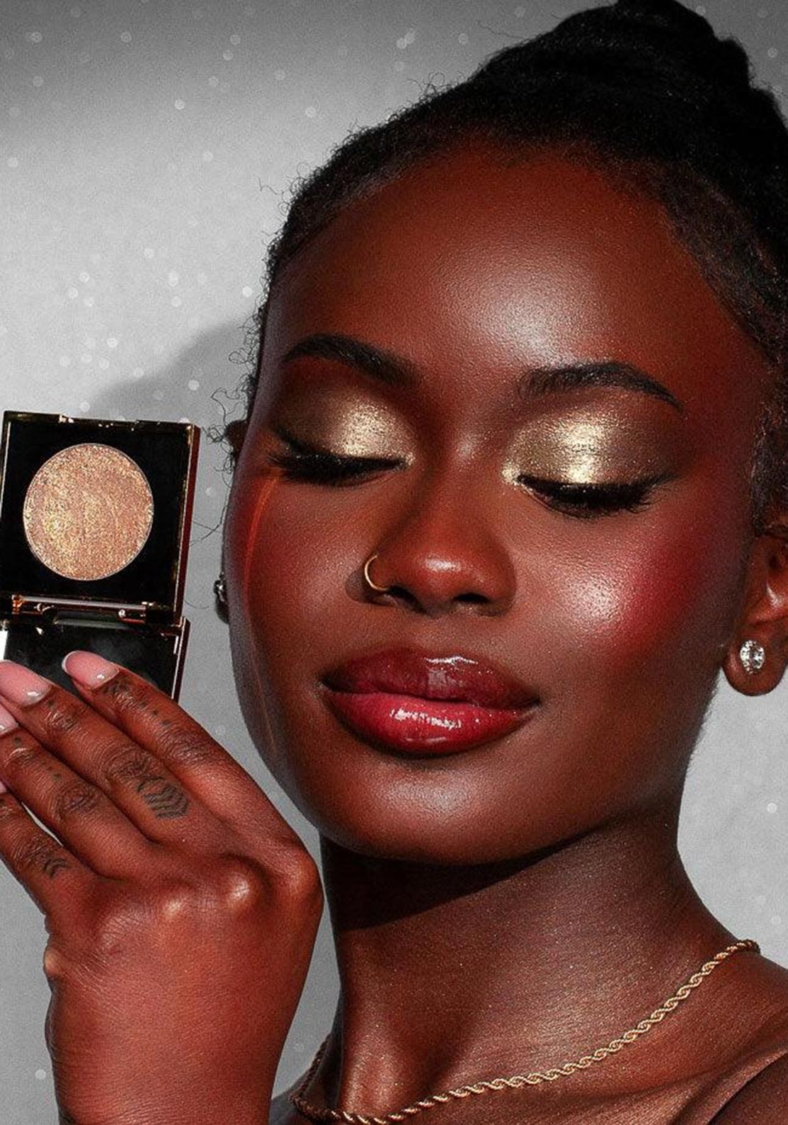 Kash Beauty Glitter Glaze Eyeshadow, Fame