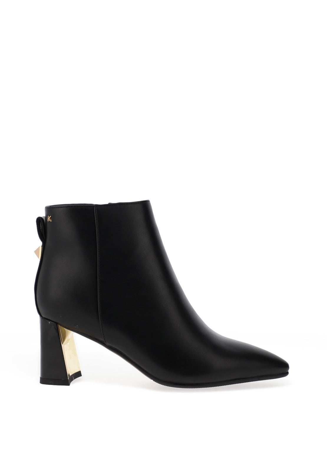 Kate Appleby Barnes Stud Detail Heeled Ankle Boots, Black