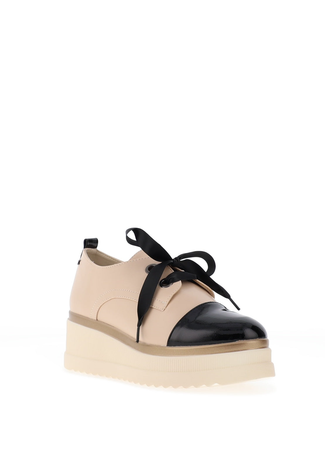 Kate Appleby Buckworth Platform Wedge Shoes, Cream